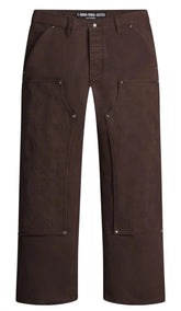 Lost Shdws Detached Double Knee Jeans Burgundy