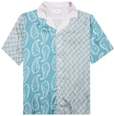 Rhude Multi Paisley Button Down 'Green/Blue'