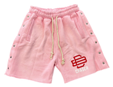 Chaser Button Down Cotton Shorts ‘Pink’