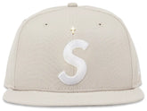 Supreme Gold Cross S Logo New Era 'Stone'