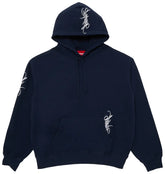 Supreme Tag Hooded Sweatshirt 'Navy'