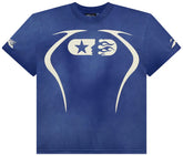 Hellstar Warm Up T-Shirt 'Blue'