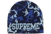 Supreme Reversible Camo Beanie Blue