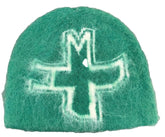HMDD Mohair Reversible Beanie Green