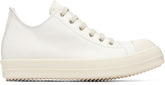 Rick Owens DRKSHDW Low Sneaks Milk White