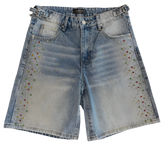 HMDD BLUE H-STAR CRYSTAL JORTS