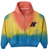 HAPPY MEMORIES DON'T DIE HMDD 'WHAT THE H-STAR' ZIP UP HOODIE