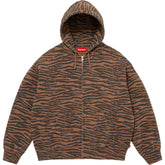 Supreme Small Box Zip Up Hoodie Tiger Stripe