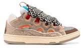 LANVIN BEIGE CURB SNEAKERS