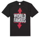 Supreme World Famous Tee
Black