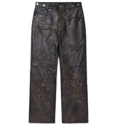 Vale Leather Croxxx Black Pants