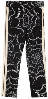 Palm Angels Spider Web Classic Track Pants 'Black/White'