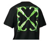 Off-White Moon Cam Arrow Skate Short-Sleeve Tee 'Black/Green'