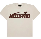 Hellstar Classic T-shirt (Regular Print) White/Brown