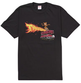 Supreme Thrasher Back Tail Tee Black