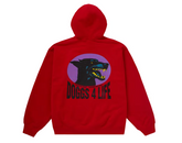 Supreme Doggs Hooded Sweatshirt Red