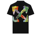 OFF-WHITE Brush Arrows Slim Logo Print Skate T-shirt Black