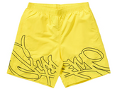 Supreme Tag Water Short Yellow