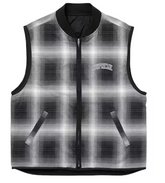 Supreme Reversible Shadow Plaid Vest Black