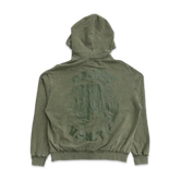 Saint Vanity "French Terry" Green Zip-Up Hoodie