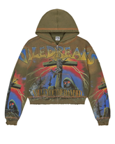 Vale DAMNED BIG ZIP UP OLIVE