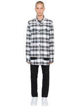 Off-white Spray Flannel Black/White