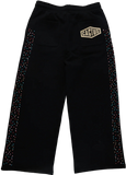 Azva Cactus Crystal Cactus Sweats - Black
