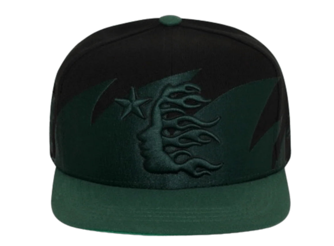 Hellstar Shark Teeth Snapback Black and Green