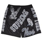 Supreme Varsity Mesh Short Black