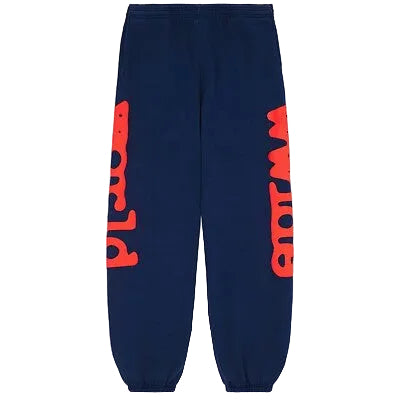Sp5der Navy Beluga Sweatpants