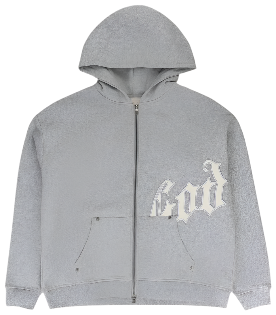 Godspeed Og-Logo V2 Heather Grey Jacket