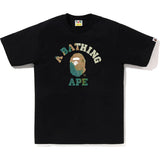 Bape Tie Dye College Tee Black