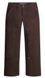 Lost Shdws Detached Double Knee Jeans Burgundy