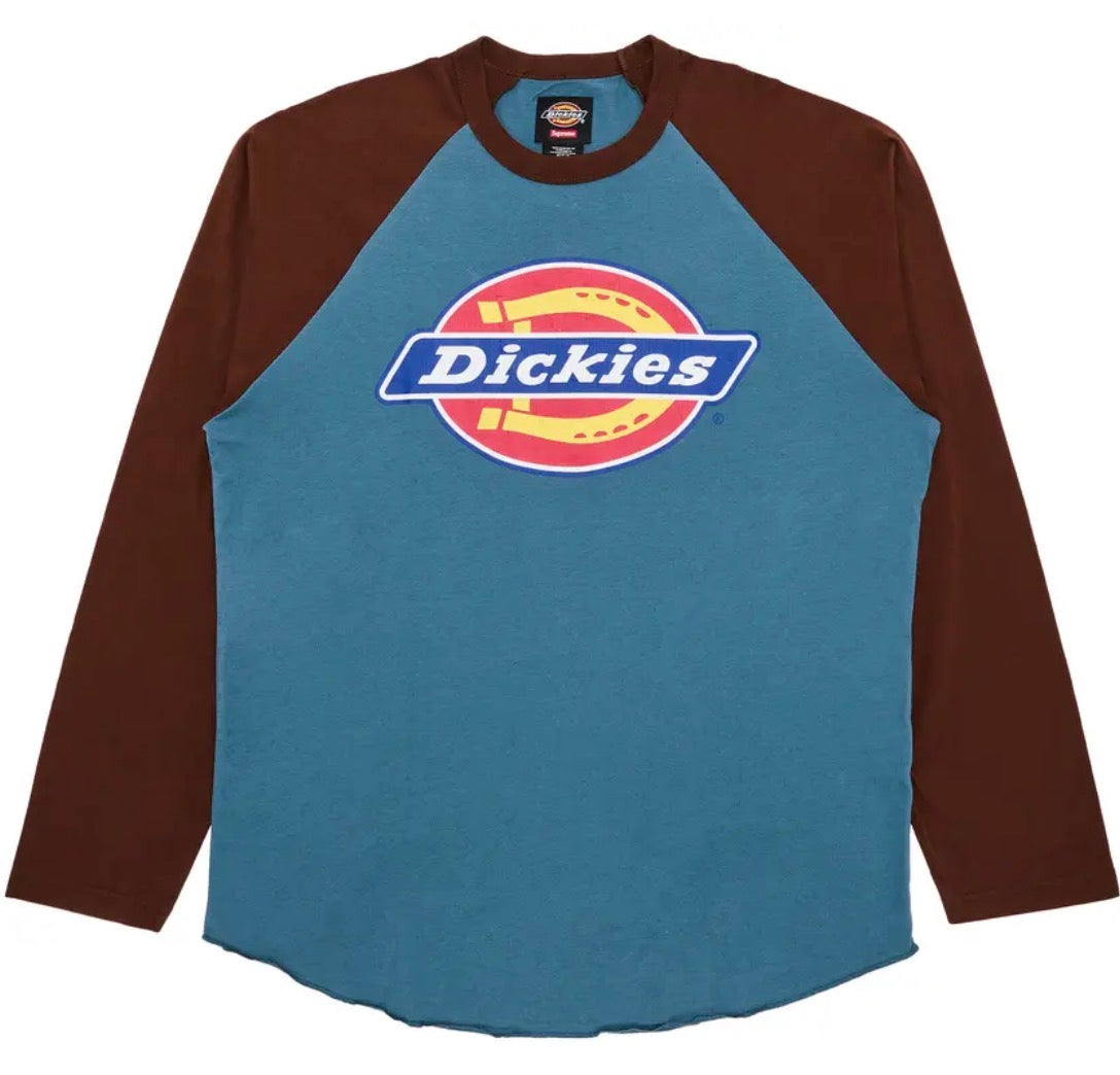 Supreme x Dickies Raglan Long Sleeve Tee