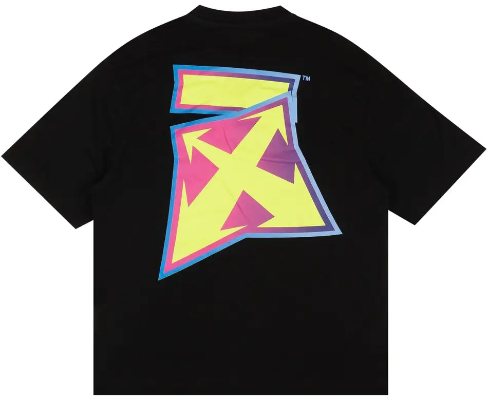 Off-White Degrade Thunder Over Skate Short-Sleeve Tee 'Black/Green'