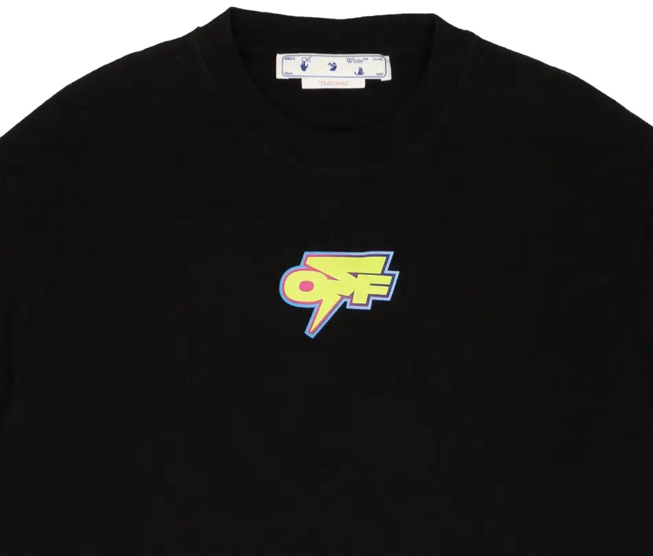 Off-White Degrade Thunder Over Skate Short-Sleeve Tee 'Black/Green'