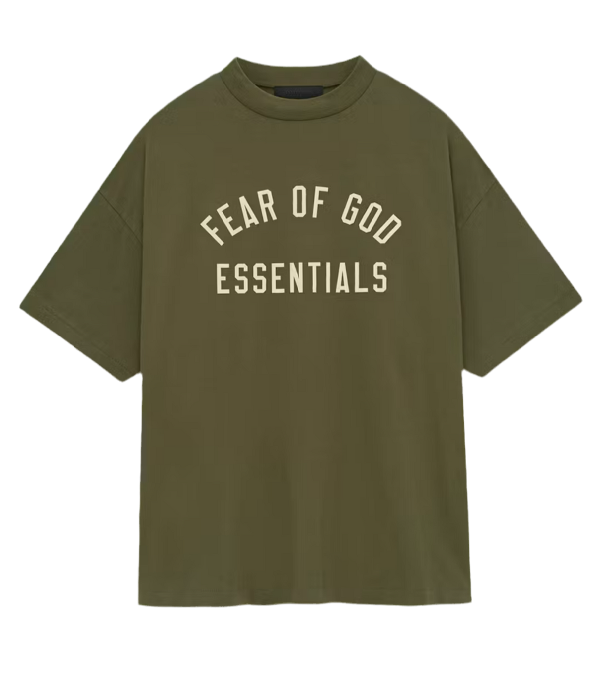Fear of God Essentials Jersey Crewneck Tee (Military)