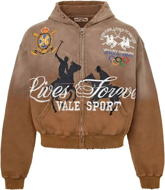 Vale Forever Vanderbilt Zip Up Hoodie