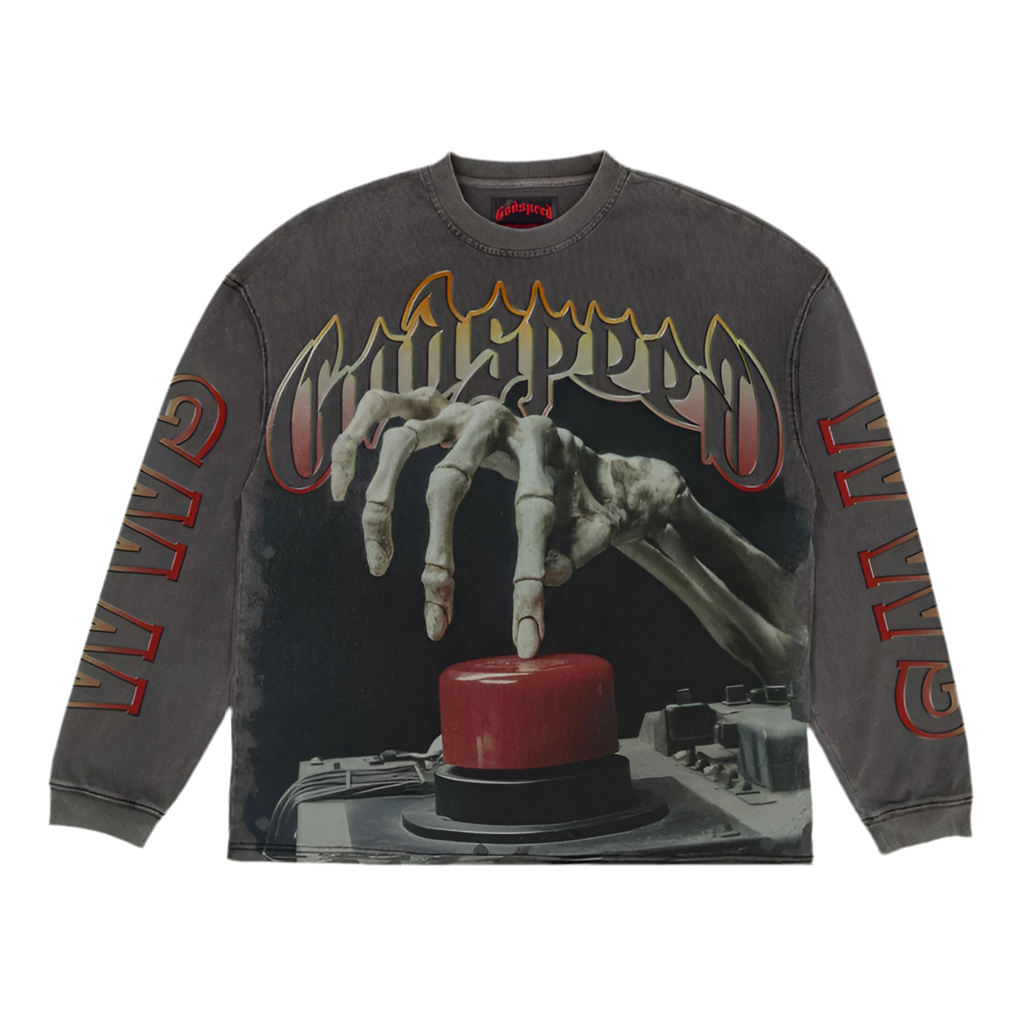 Godspeed Black Code Red Long Sleeve Tee