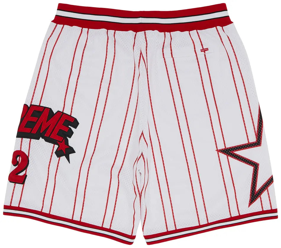 Supreme Star Basketball Short 'White'