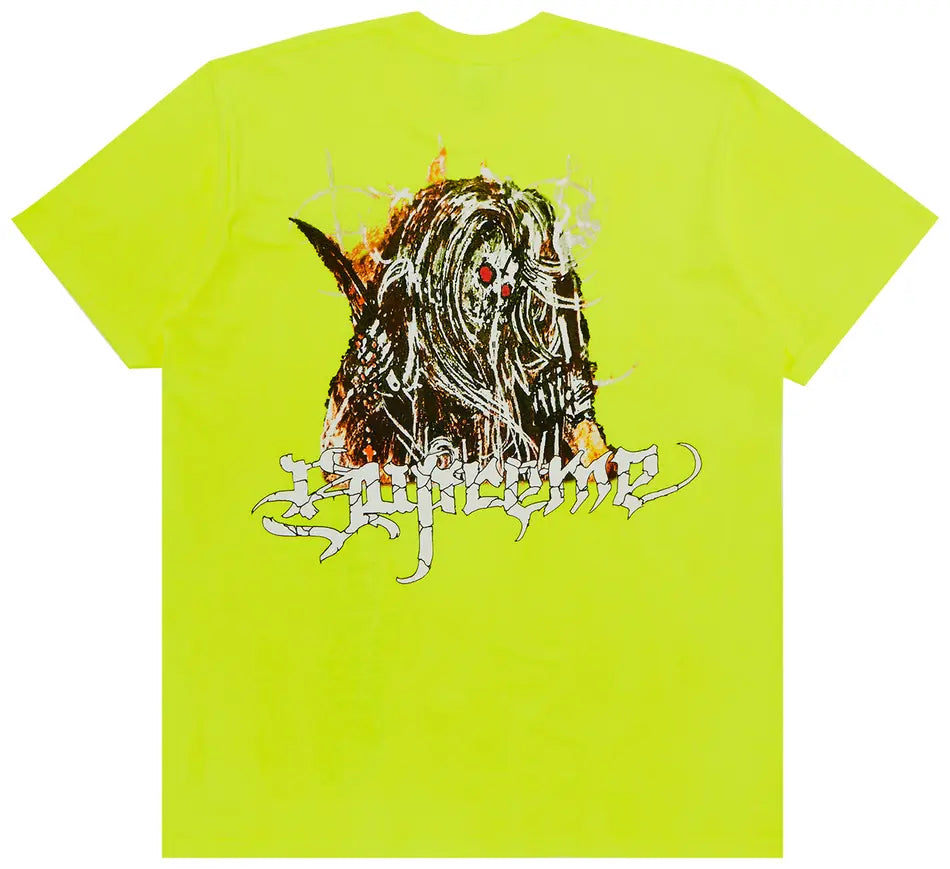 Supreme Satan Tee 'Fluorescent Yellow'