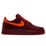 NIKE AIR FORCE 1 LOW PATENT LEATHER DARK TEAM RED (USED)