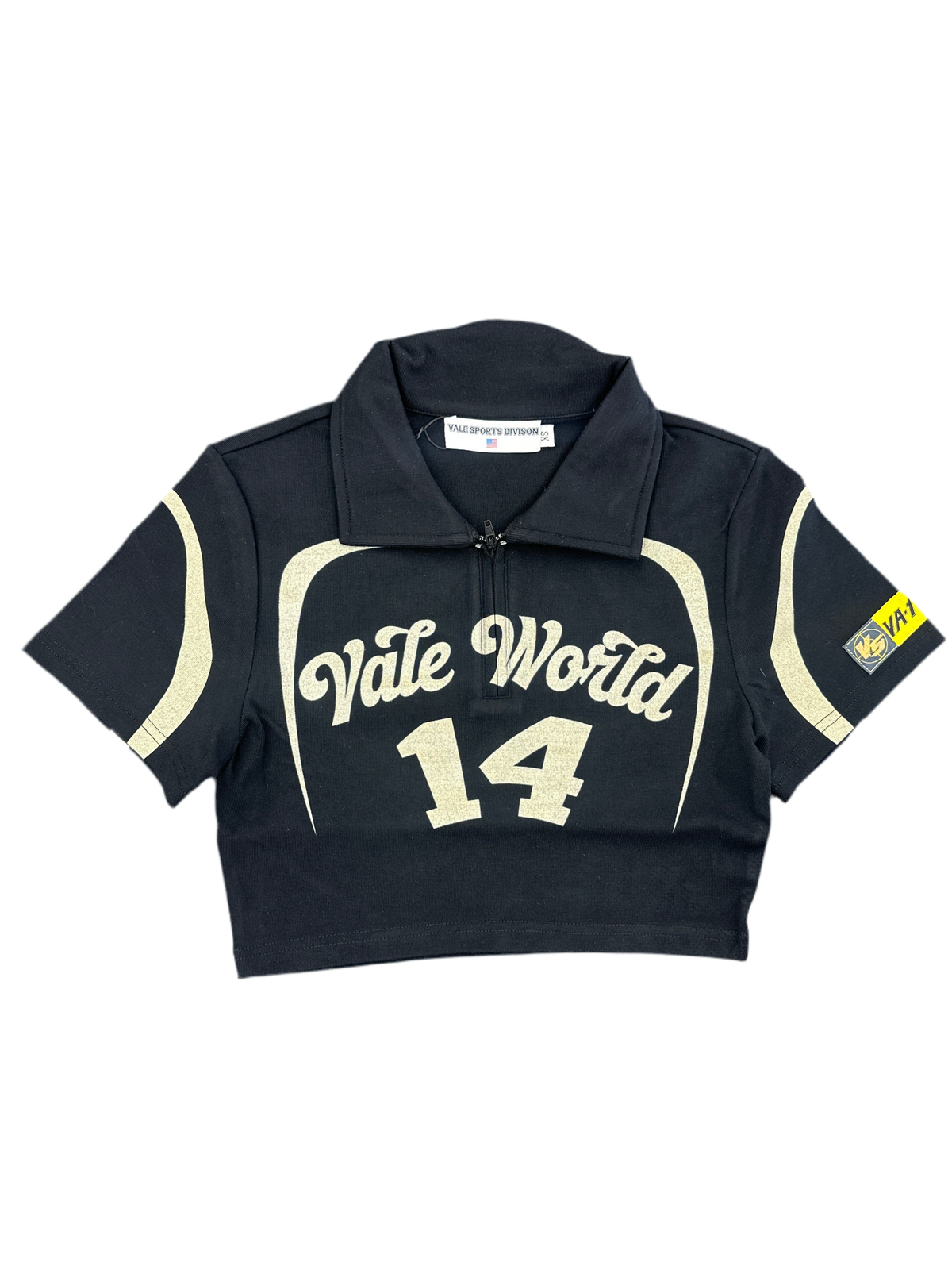 Vale 007 Rugby Crop Top Tee Shirt