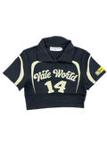 Vale 007 Rugby Crop Top Tee Shirt