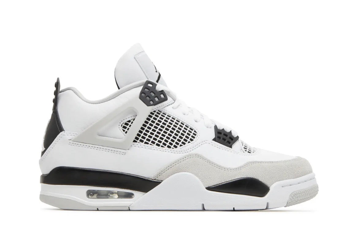 JORDAN 4 RETRO 'MILITARY BLACK' (USED)