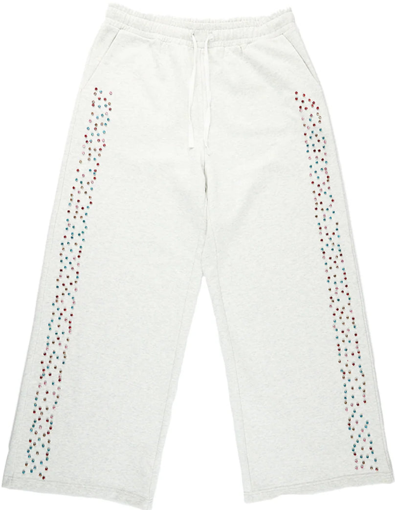 Azva Cactus Crystal Cactus Sweats - Grey