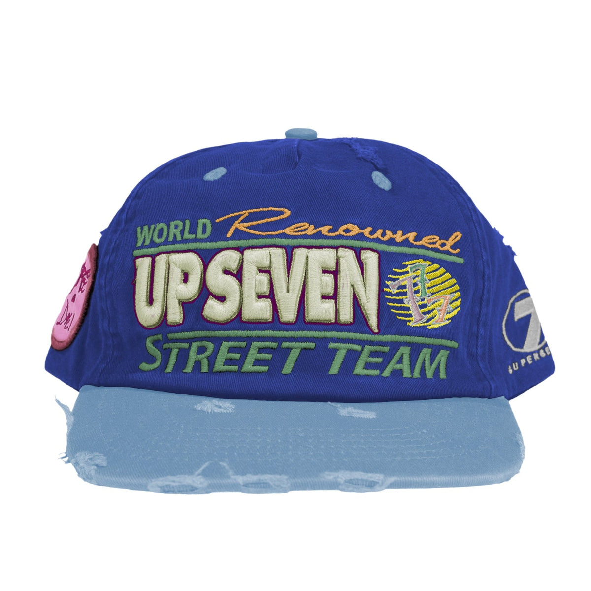 Up7Skate Blue Strip Intl Street Team Hat