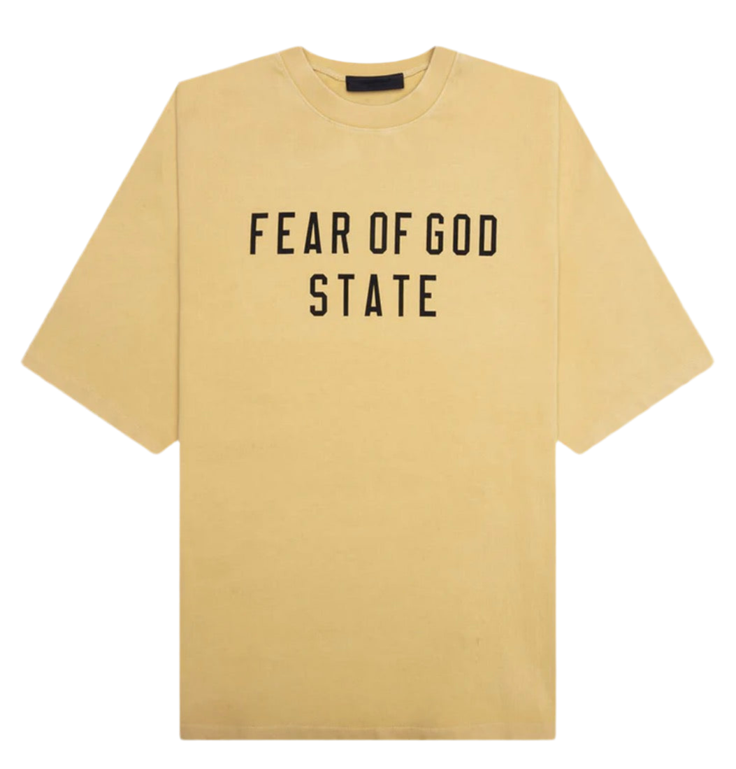 FEAR OF GOD ESSENTIALS
HEAVY CREWNECK TEE - AMBER