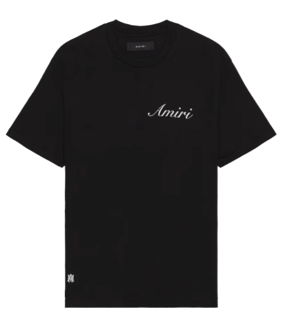 Amiri Logo Black Tee