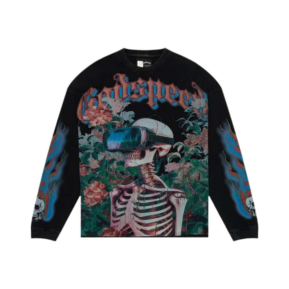 Godspeed Black Vision Flowers Long Sleeve Tee